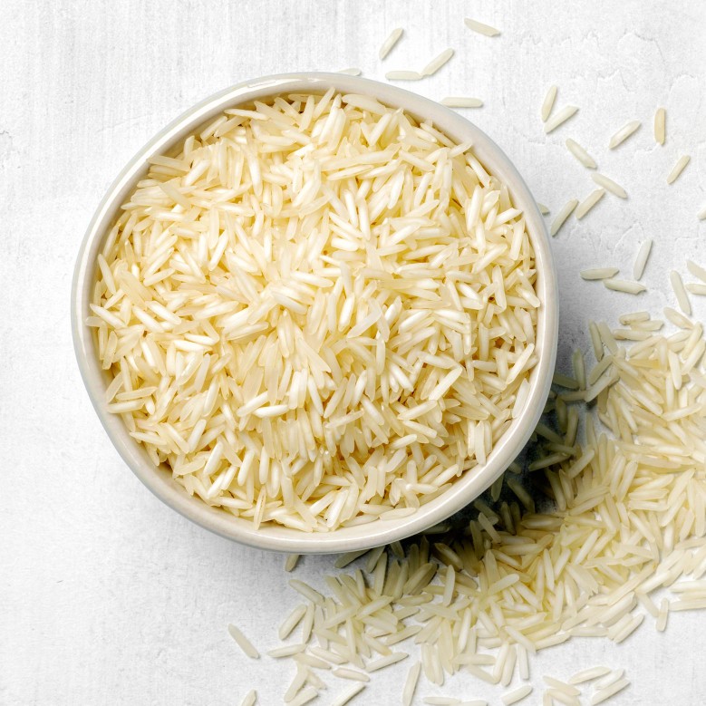 1401 Basmati — Steam, White & Golden