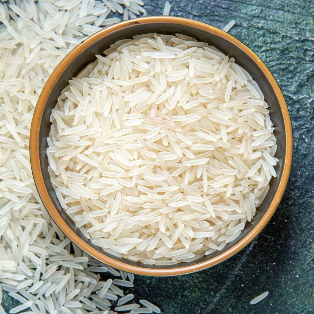 1718 Basmati — Steam, White & Golden